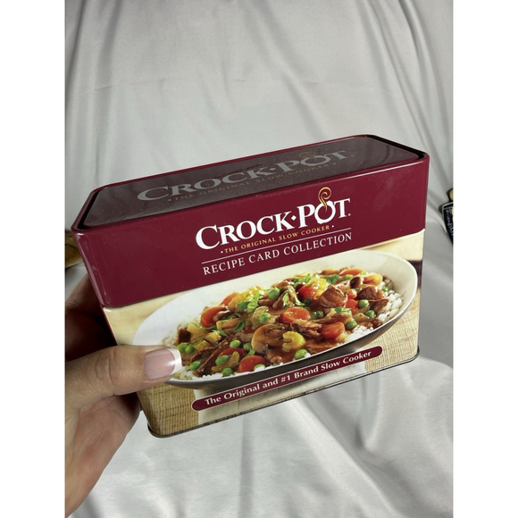 Crock-Pot® Other - Crock-Pot Recipe Card Collection Tin Recipes & Blank Cards 5 Dividers